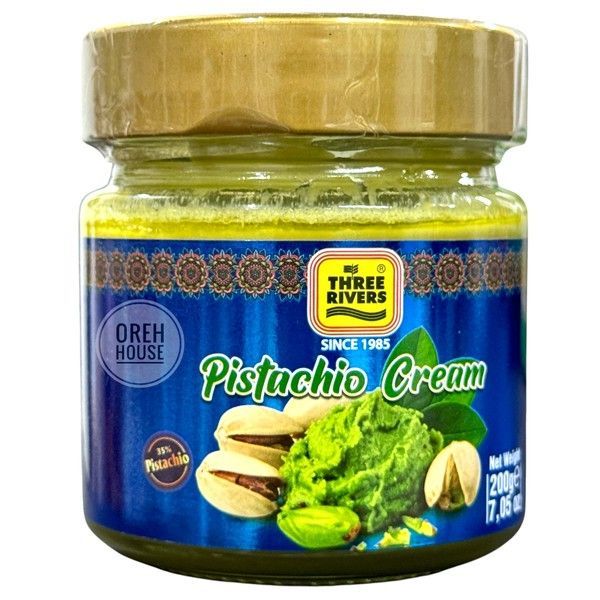 Фисташковый крем-паста Three Rivers Pistachio Cream 35%, 200 г (в стеклянной банке) 1941668 фото