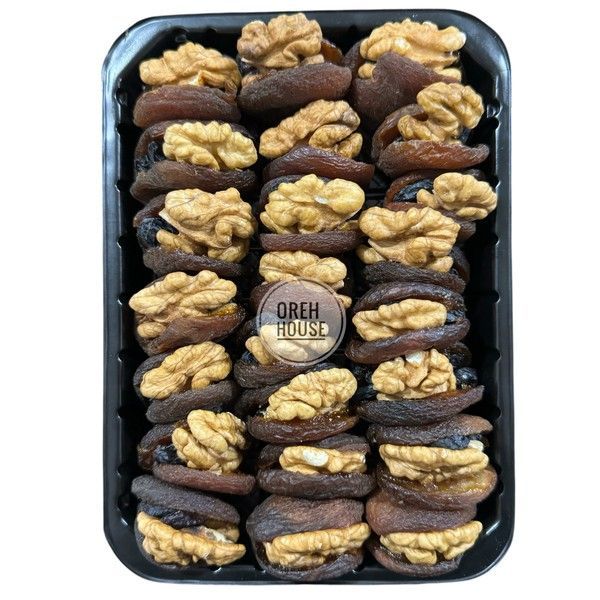 Хаштак курага шоколадная с грецким орехом и изюмом DESSERT, 350 г 1941342 фото