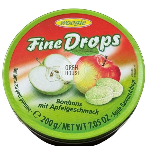 Леденцы Woogie Fine Drops со вкусом яблока 200 г 1941552 фото