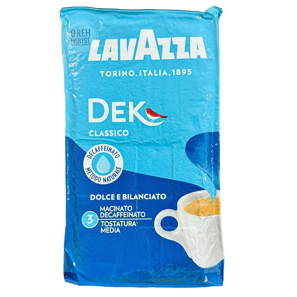 Кава мелена Lavazza Dek Classiko 250 г 1782316475 фото