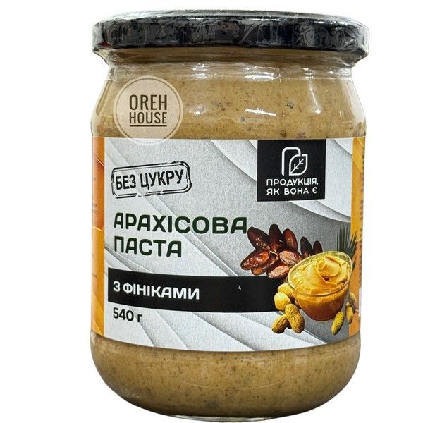 Арахисовая паста с финиками 500 г  1941560 фото