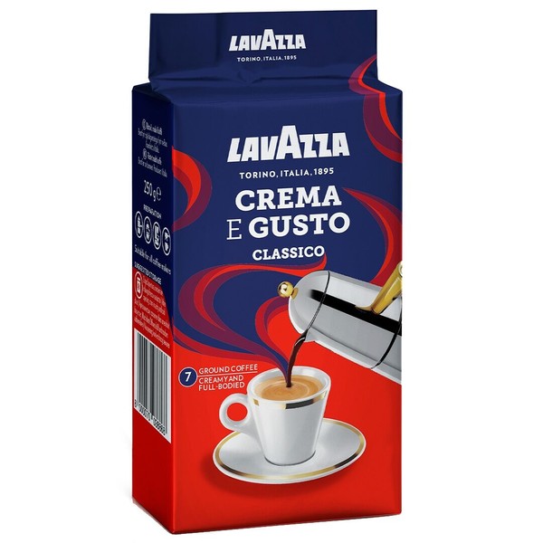 Кофе молотый Lavazza Crema E Gusto Classico 250 г 1782316476 фото