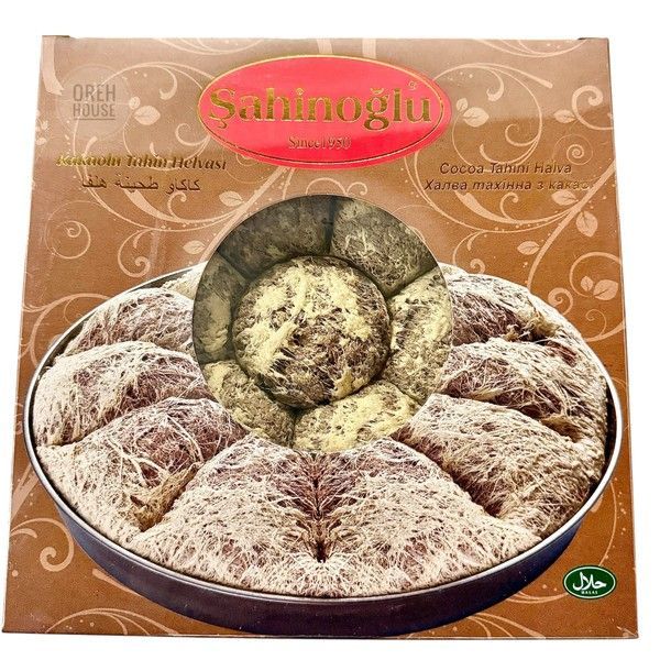 Тахинная халва с какао Sahinoglu Турция 350 г 1941293 фото